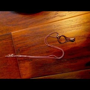 Origami Owl Rose Gold lanyard